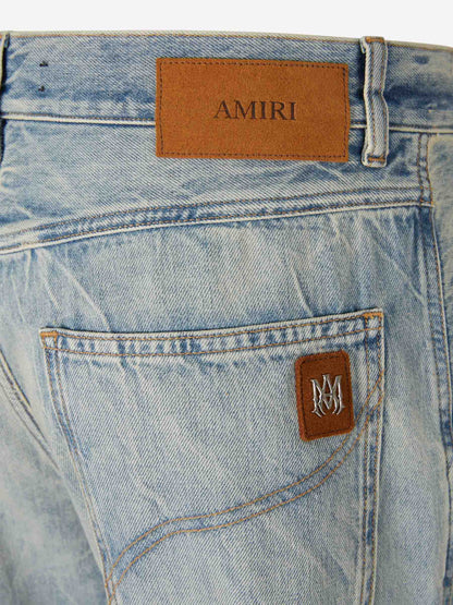 Amiri Hombre Barcelona Jeans Anchos Rectos color Azul Denim sku 522-003035 01 - Foto 4