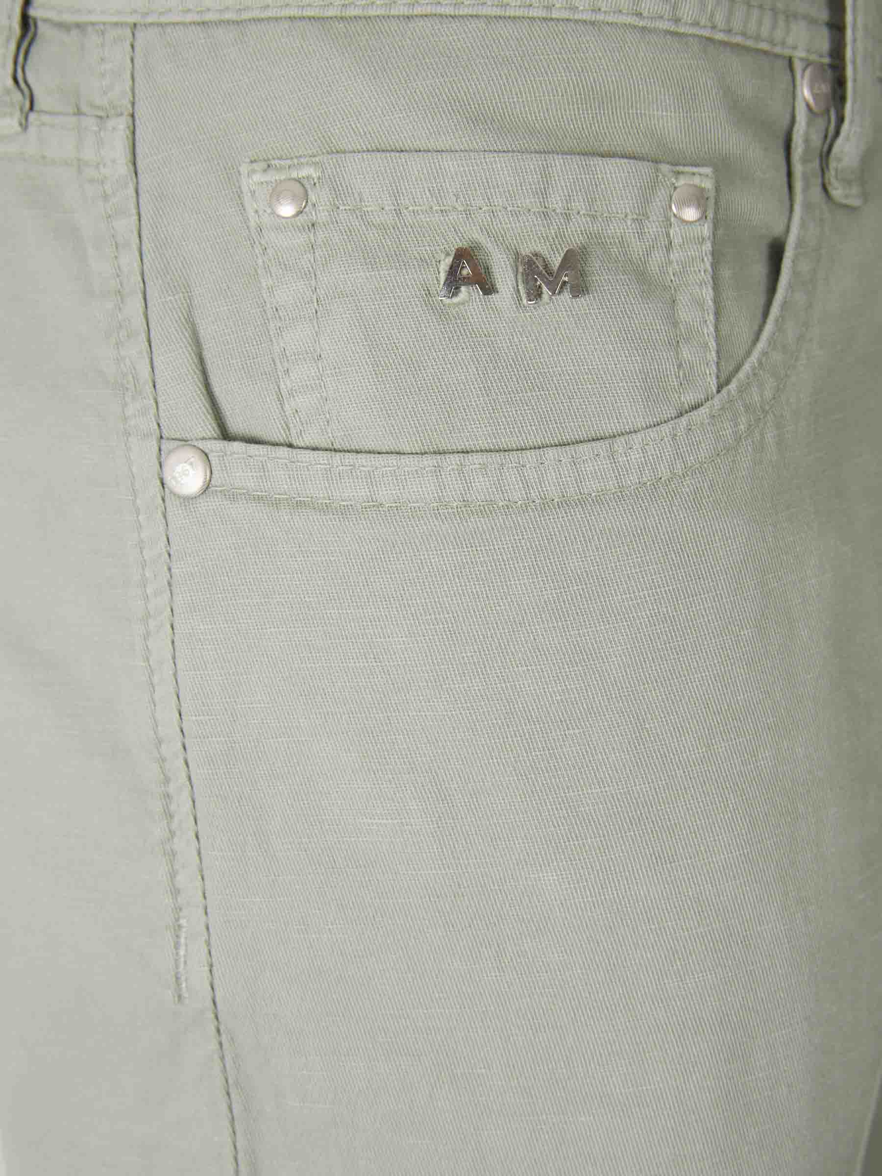 Tramarossa Hombre Barcelona Jeans Rectos Michelangelo color Verde Manzana sku 522-003043 02 - Foto 3