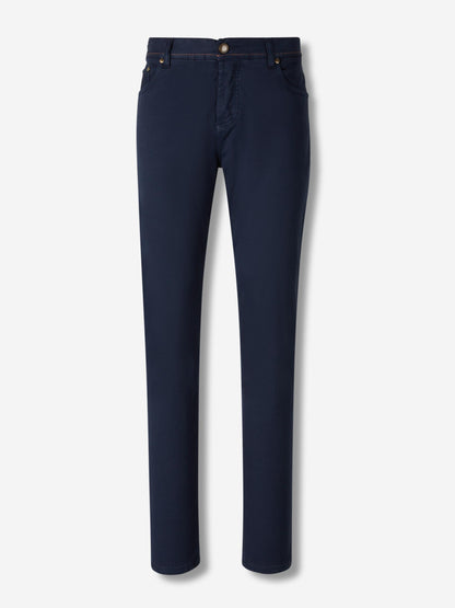 Outlet online Richard J. Brown Hombre Pantalones Rectos Milano color Azul Marino sku 522-003048 01 - Foto 1