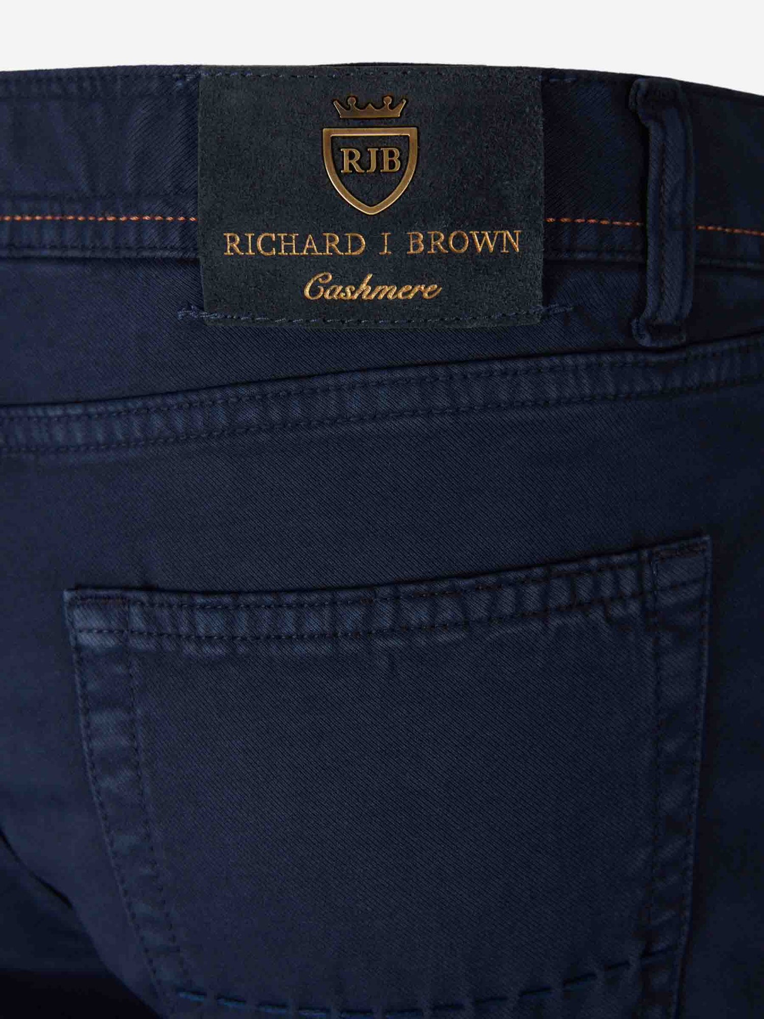 Outlet online Richard J. Brown Hombre Pantalones Rectos Milano color Azul Marino sku 522-003048 01 - Foto 4