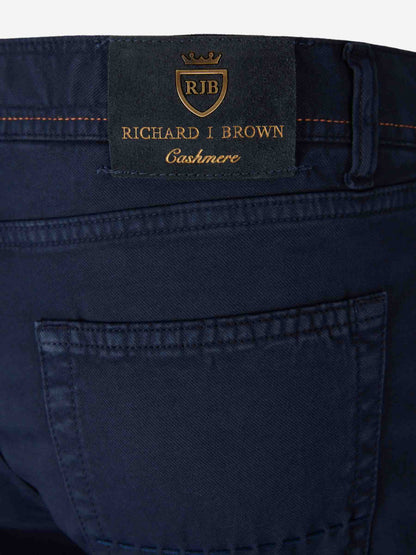 Outlet online Richard J. Brown Hombre Pantalones Rectos Milano color Azul Marino sku 522-003048 01 - Foto 4