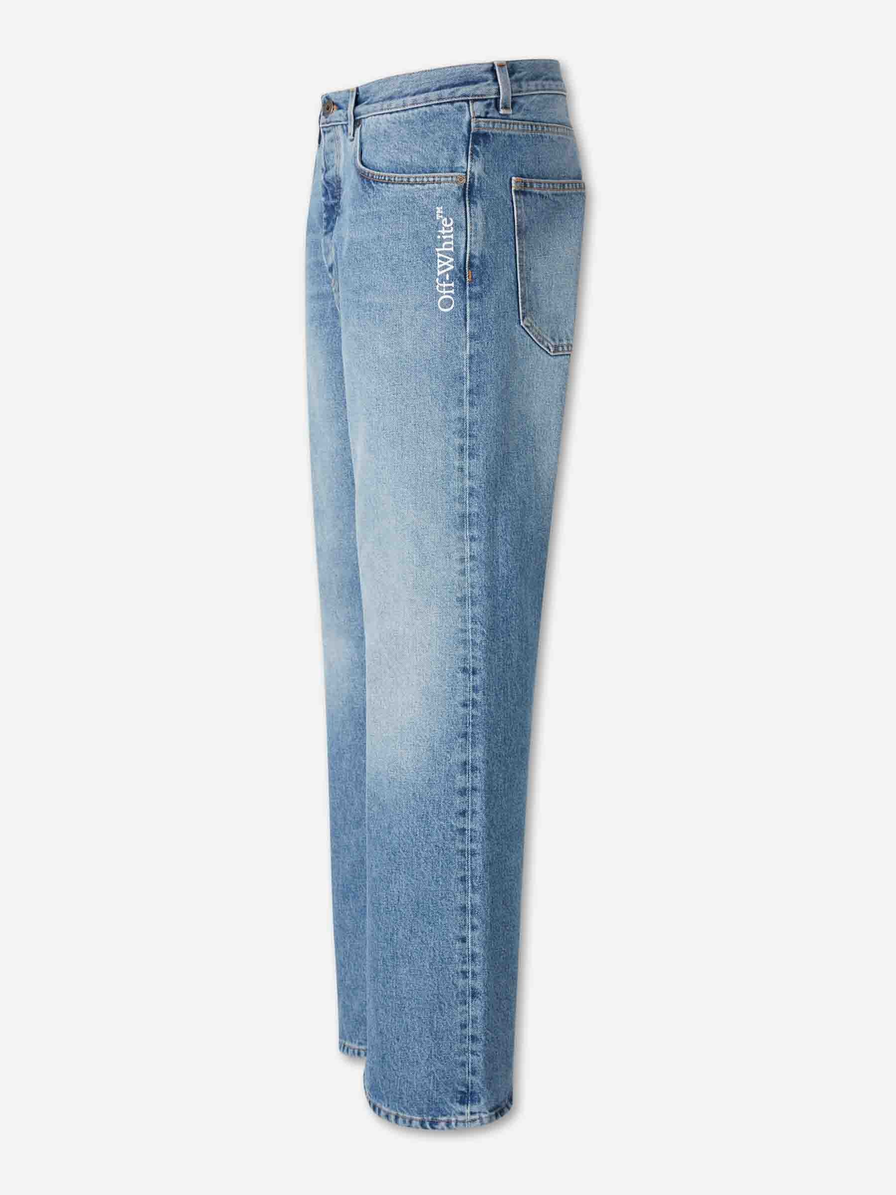 Outlet online Off-White Hombre Jeans Rectos color Azul Denim sku 522-003057 01 - Foto 2