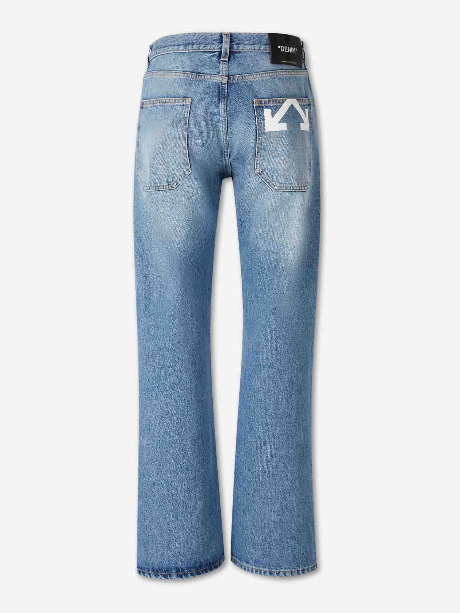 Outlet online Off-White Hombre Jeans Rectos color Azul Denim sku 522-003057 01 - Foto 3