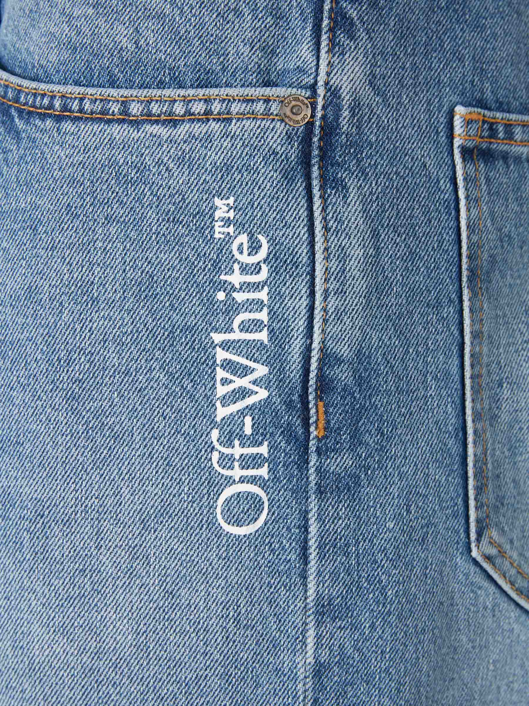 Outlet online Off-White Hombre Jeans Rectos color Azul Denim sku 522-003057 01 - Foto 5