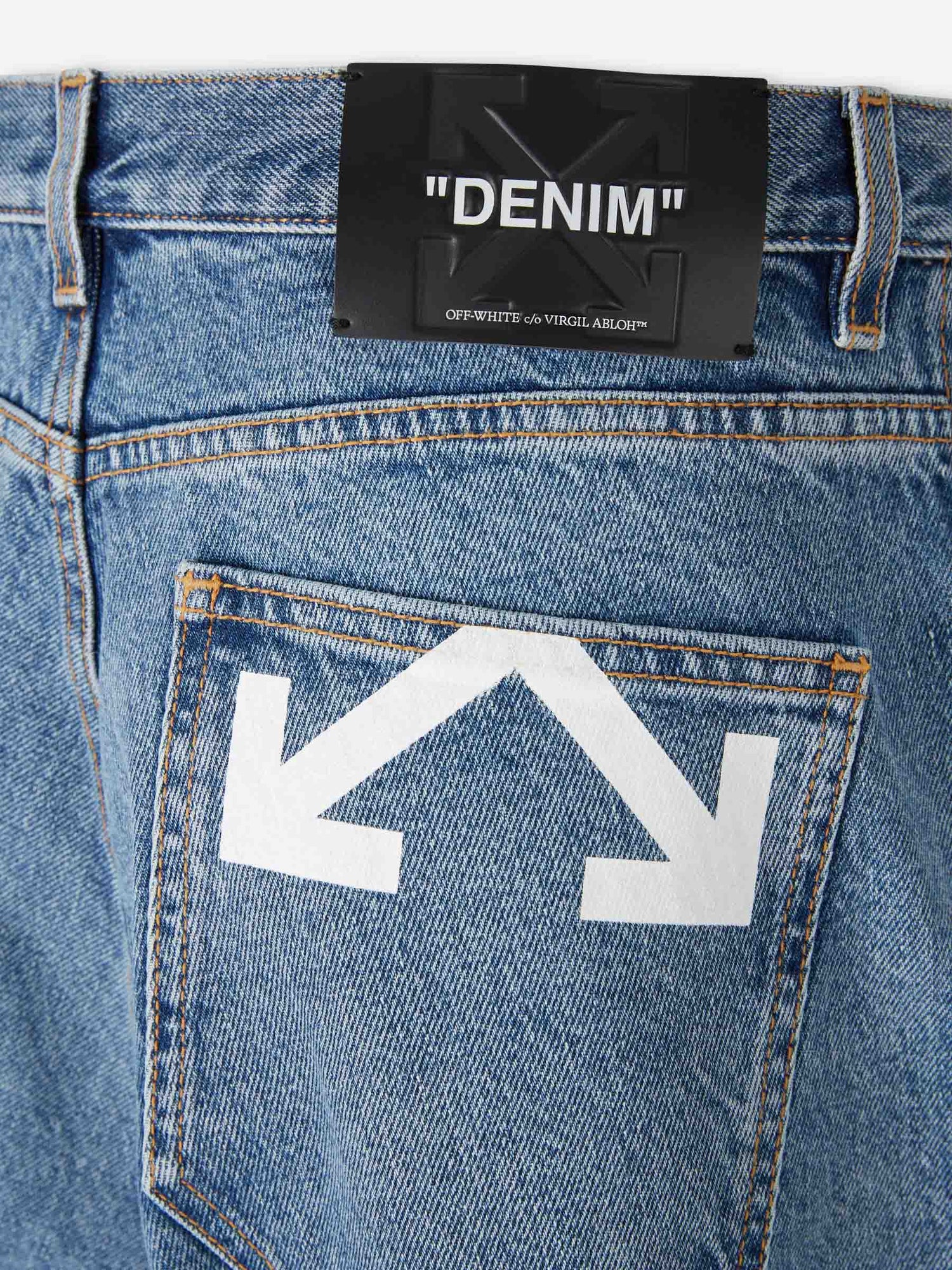 Off-White  Barcelona Jeans Anchos Rectos color Azul Denim sku 522-003058 01 - Foto 5
