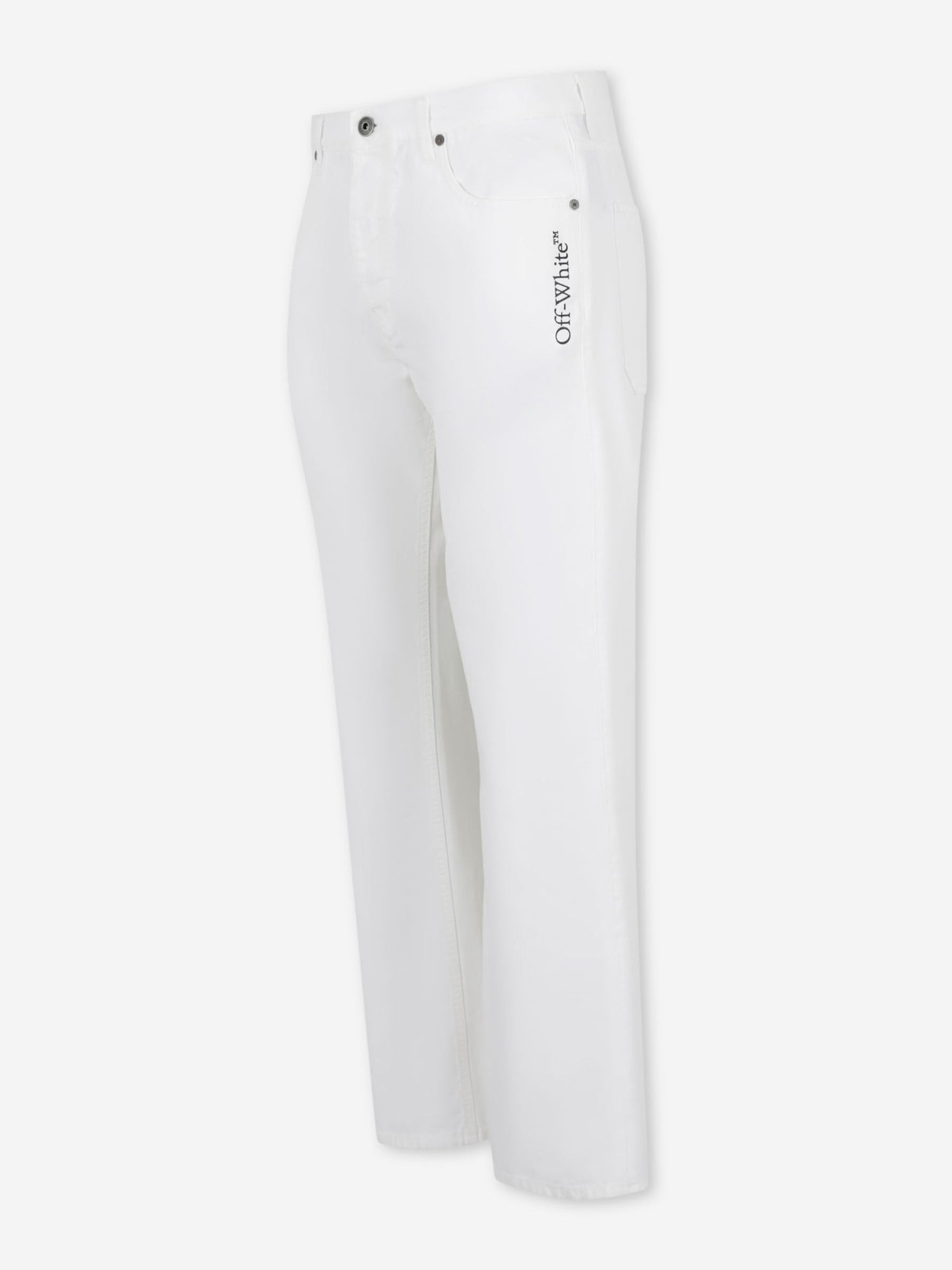 Outlet online Off-White Hombre Jeans Rectos Logo color Blanco sku 522-003060 01 - Foto 4