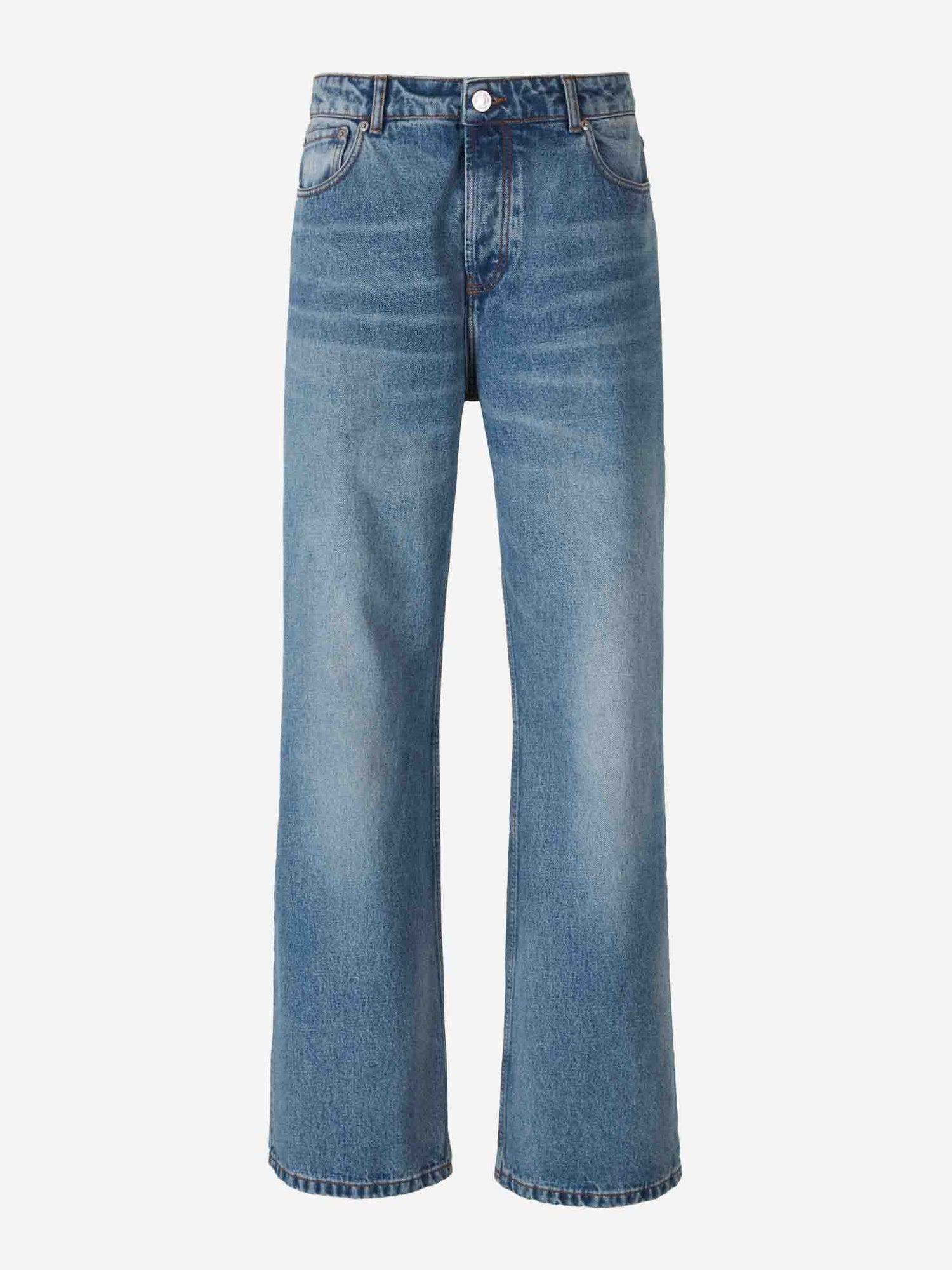 Outlet online Ami Paris Hombre Jeans Wide Leg color Azul Denim sku 522-003061 01 - Foto 1