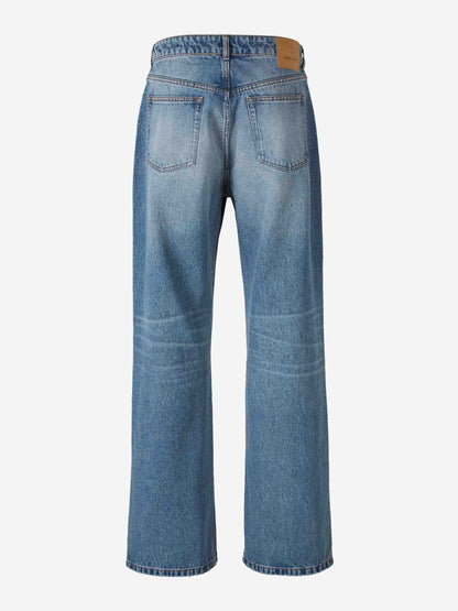 Outlet online Ami Paris Hombre Jeans Wide Leg color Azul Denim sku 522-003061 01 - Foto 2