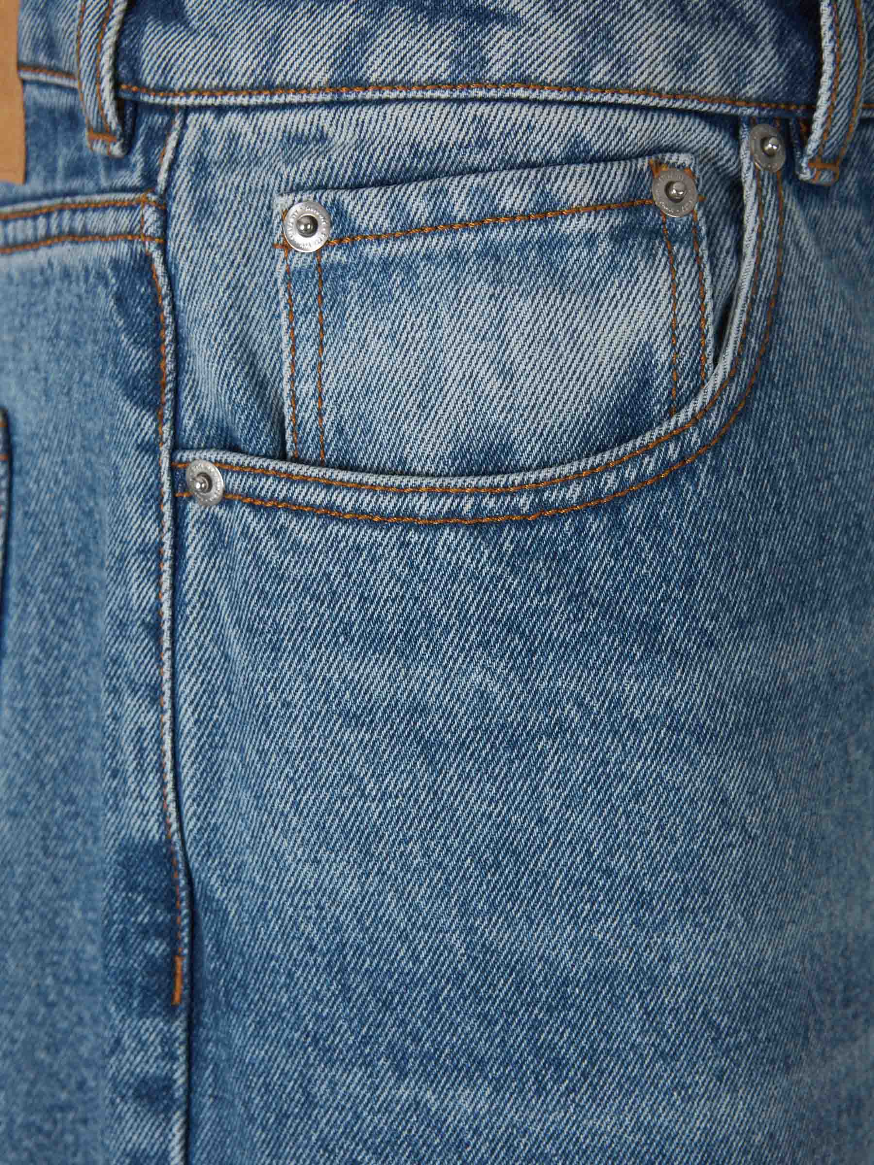Outlet online Ami Paris Hombre Jeans Wide Leg color Azul Denim sku 522-003061 01 - Foto 3