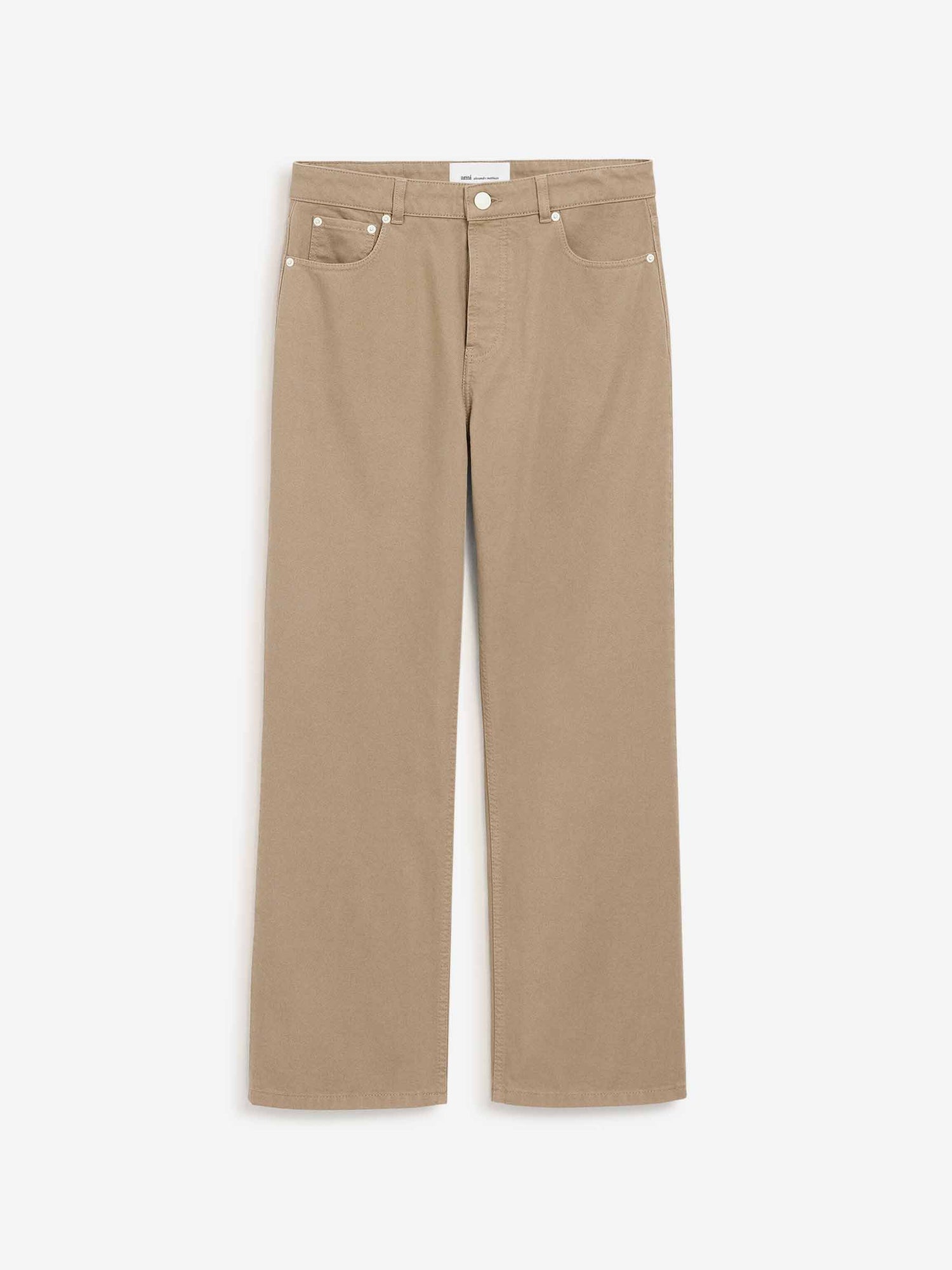 Outlet online Ami Paris Hombre Jeans Anchos Algodón color Beige sku 522-003063 01 - Foto 1