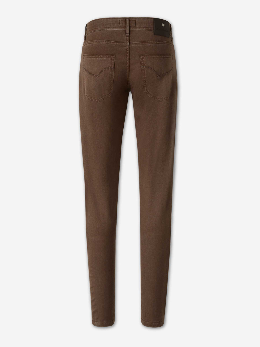 Marco Pescarolo Hombre Barcelona Pantalones Rectos Lana color Marrón Oscuro sku 522-003069 02 - Foto 2