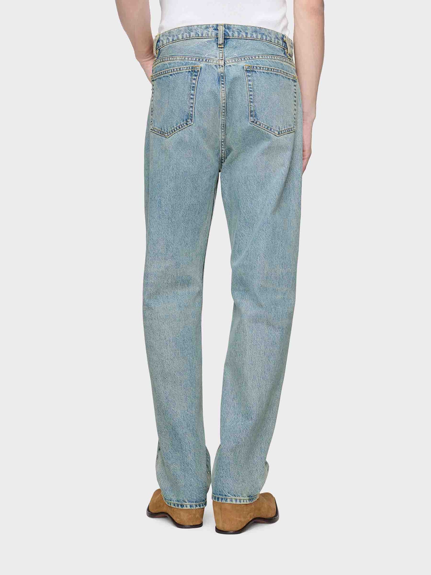 Maison Margiela Hombre Barcelona Jeans Rectos Cinta color Azul Denim sku 522-003070 01 - Foto 4