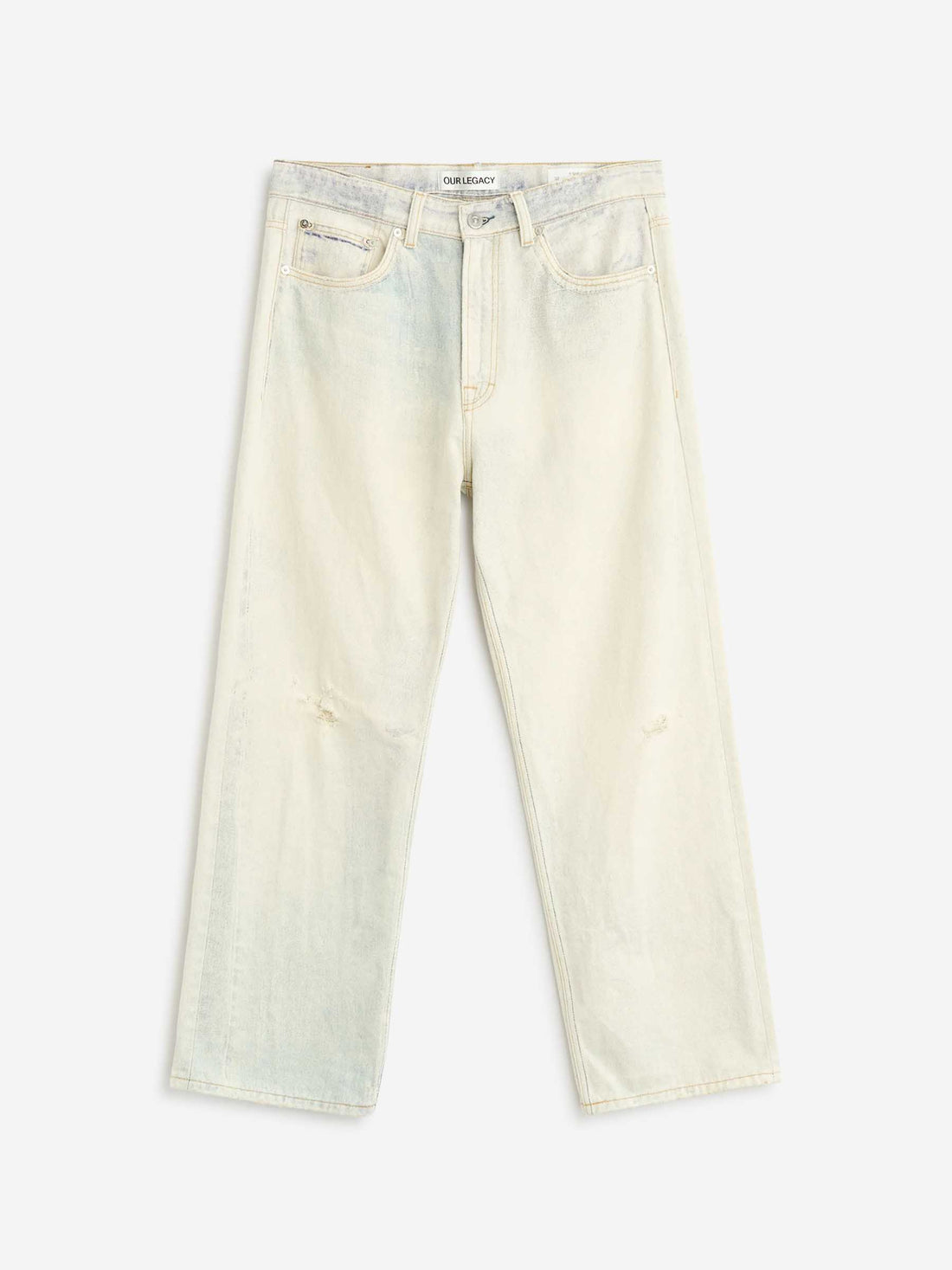 Outlet online Our Legacy Hombre Jeans Rectos Anchos color Crema sku 522-003074 01 - Foto 1