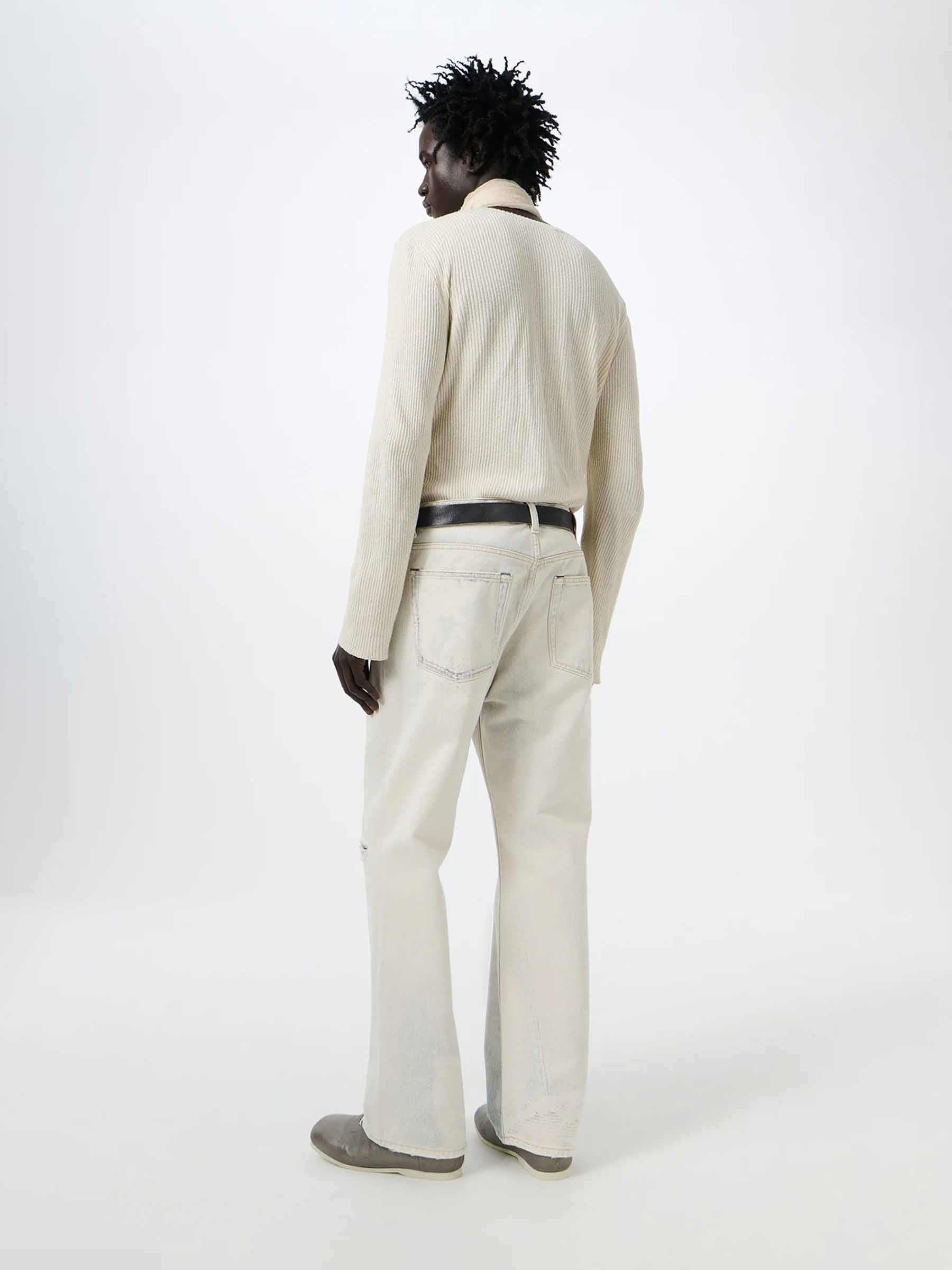 Outlet online Our Legacy Hombre Jeans Rectos Anchos color Crema sku 522-003074 01 - Foto 3