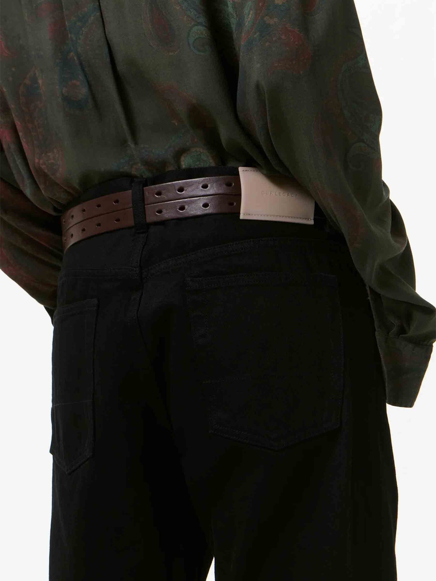 Outlet online Our Legacy Hombre Jeans Third Cut color Negro sku 522-003076 01 - Foto 5
