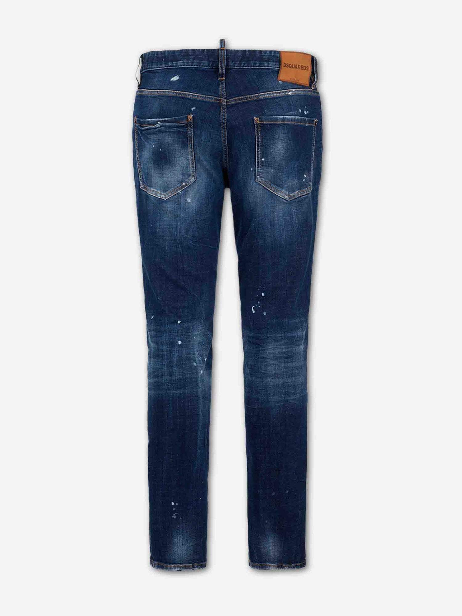 Dsquared2 Hombre Barcelona Jeans Rectos Teddy color Azul Denim Oscuro sku 522-003079 01 - Foto 3