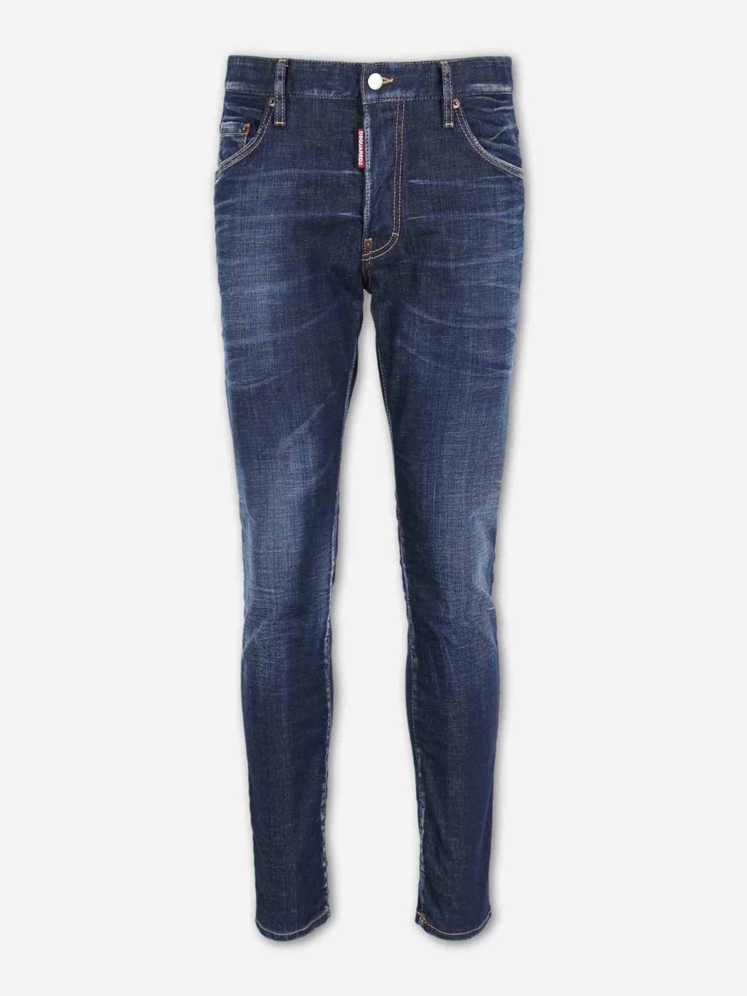 Dsquared2 Hombre Barcelona Jeans Slim Skater color Azul Denim Oscuro sku 522-003083 01 - Foto 1