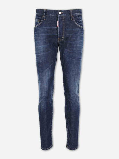 Dsquared2 Hombre Barcelona Jeans Slim Skater color Azul Denim Oscuro sku 522-003083 01 - Foto 1