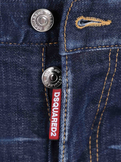 Dsquared2 Hombre Barcelona Jeans Slim Skater color Azul Denim Oscuro sku 522-003083 01 - Foto 4
