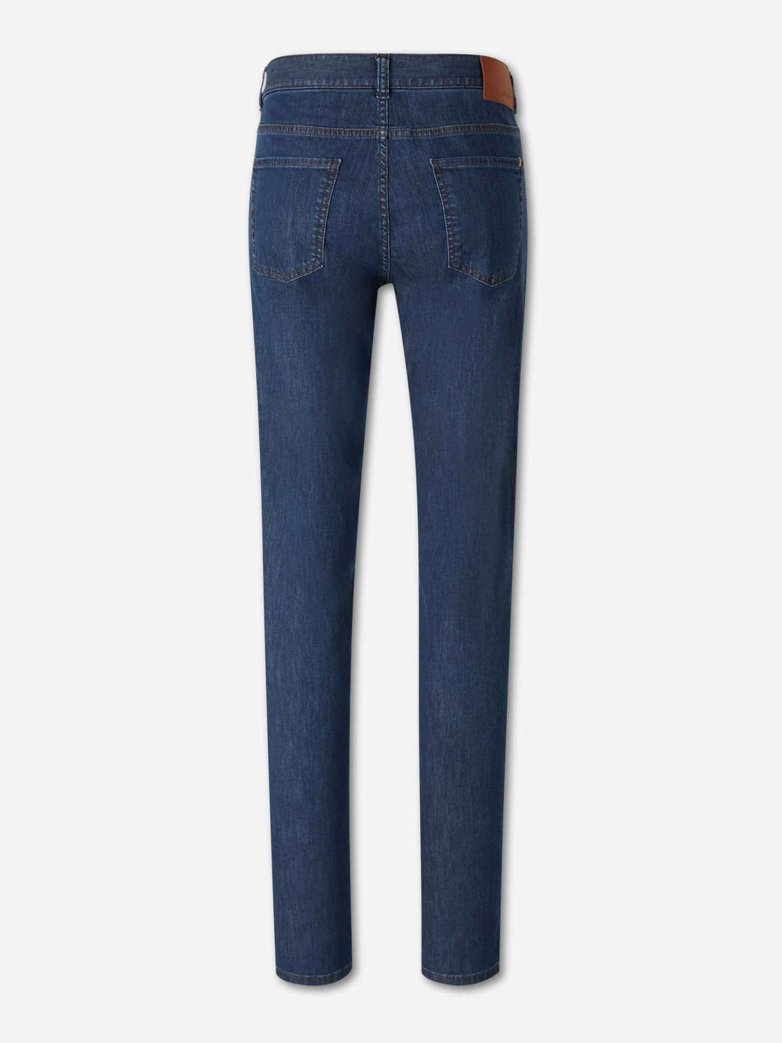 Canali Hombre Barcelona Jeans Rectos Algodón color Azul Denim Oscuro sku 522-003085 01 - Foto 2