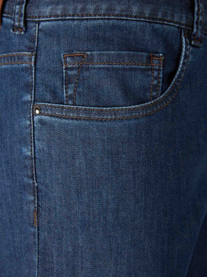 Canali Hombre Barcelona Jeans Rectos Algodón color Azul Denim Oscuro sku 522-003085 01 - Foto 3