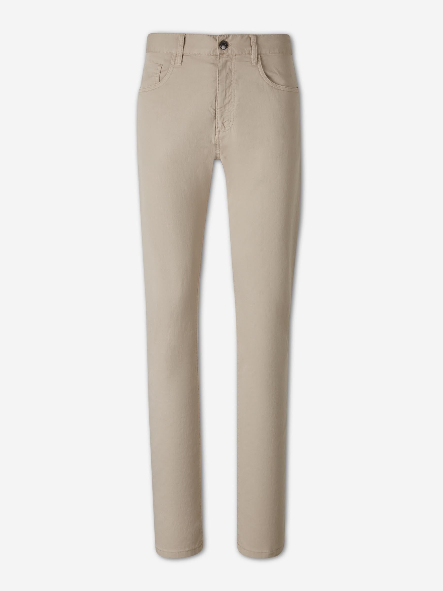 Canali Hombre Barcelona Jeans Rectos Clásicos color Taupe sku 522-003086 01 - Foto 1