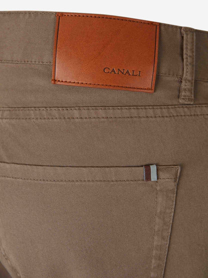 Outlet online Canali Hombre Jeans Rectos Clásicos color Marrón sku 522-003086 02 - Foto 4