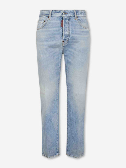 Outlet online Dsquared2 Hombre Jeans Skater color Azul Denim sku 522-003092 01 - Foto 1