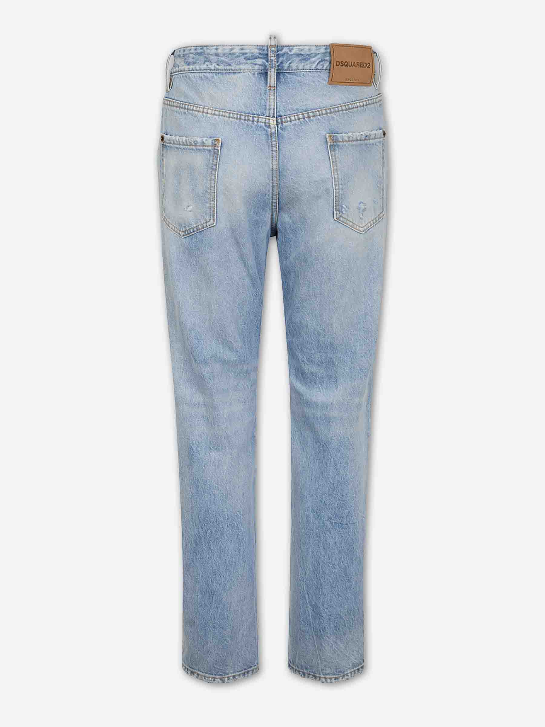 Outlet online Dsquared2 Hombre Jeans Skater color Azul Denim sku 522-003092 01 - Foto 3