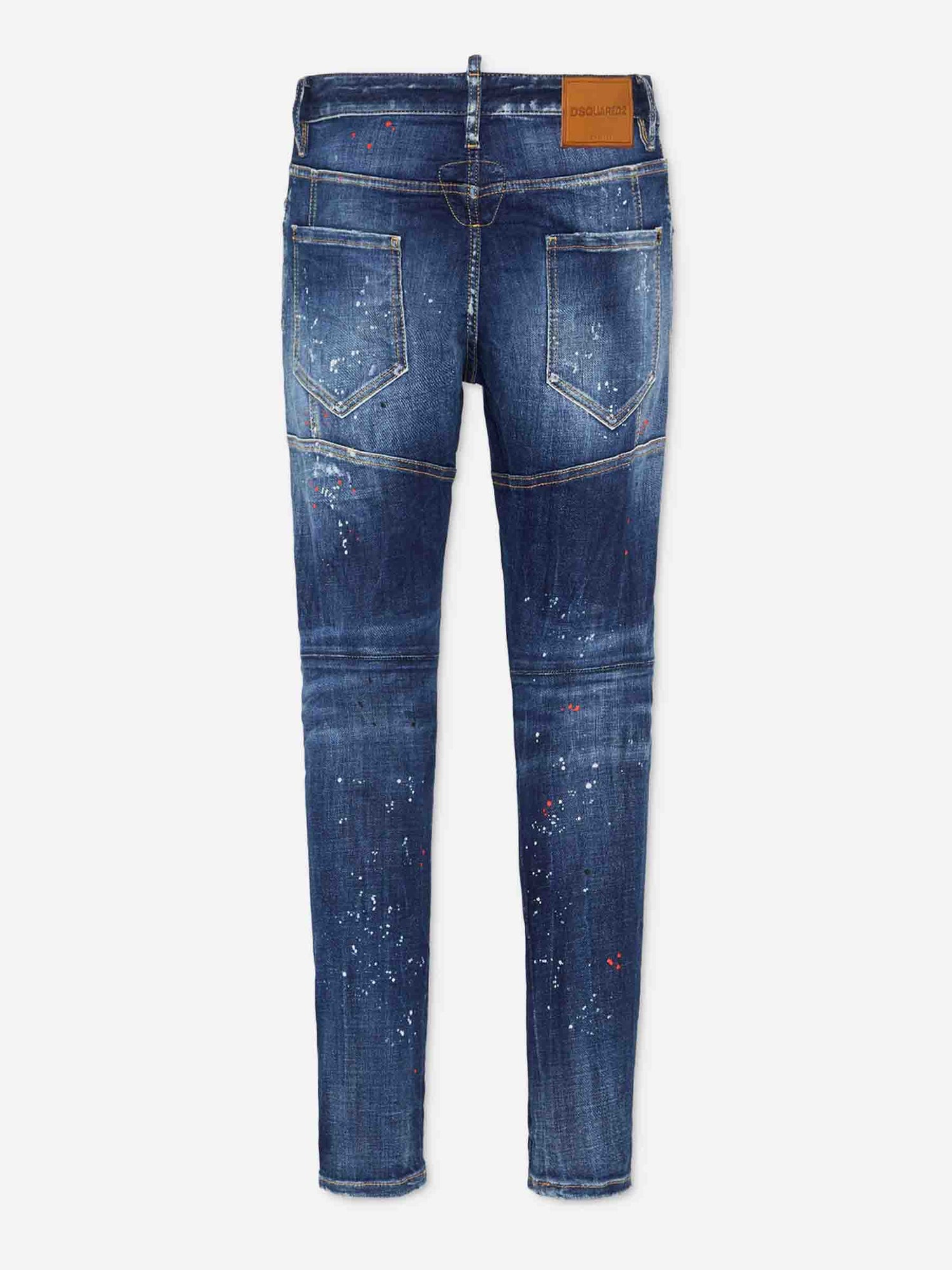 Outlet online Dsquared2 Hombre Jeans Tidy Biker color Azul Denim sku 522-003094 01 - Foto 3