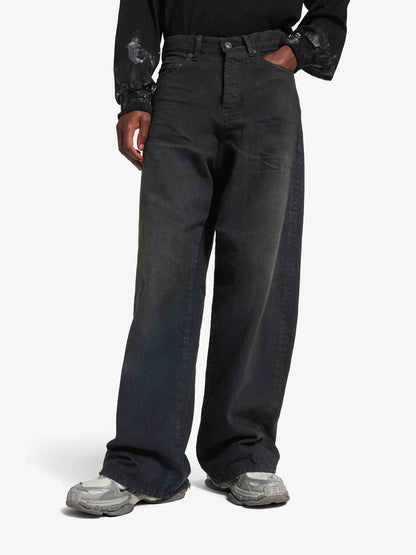 Balenciaga Hombre Barcelona Jeans Anchos color Negro sku 522-003108 01 - Foto 3