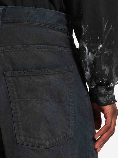 Balenciaga Hombre Barcelona Jeans Anchos color Negro sku 522-003108 01 - Foto 4