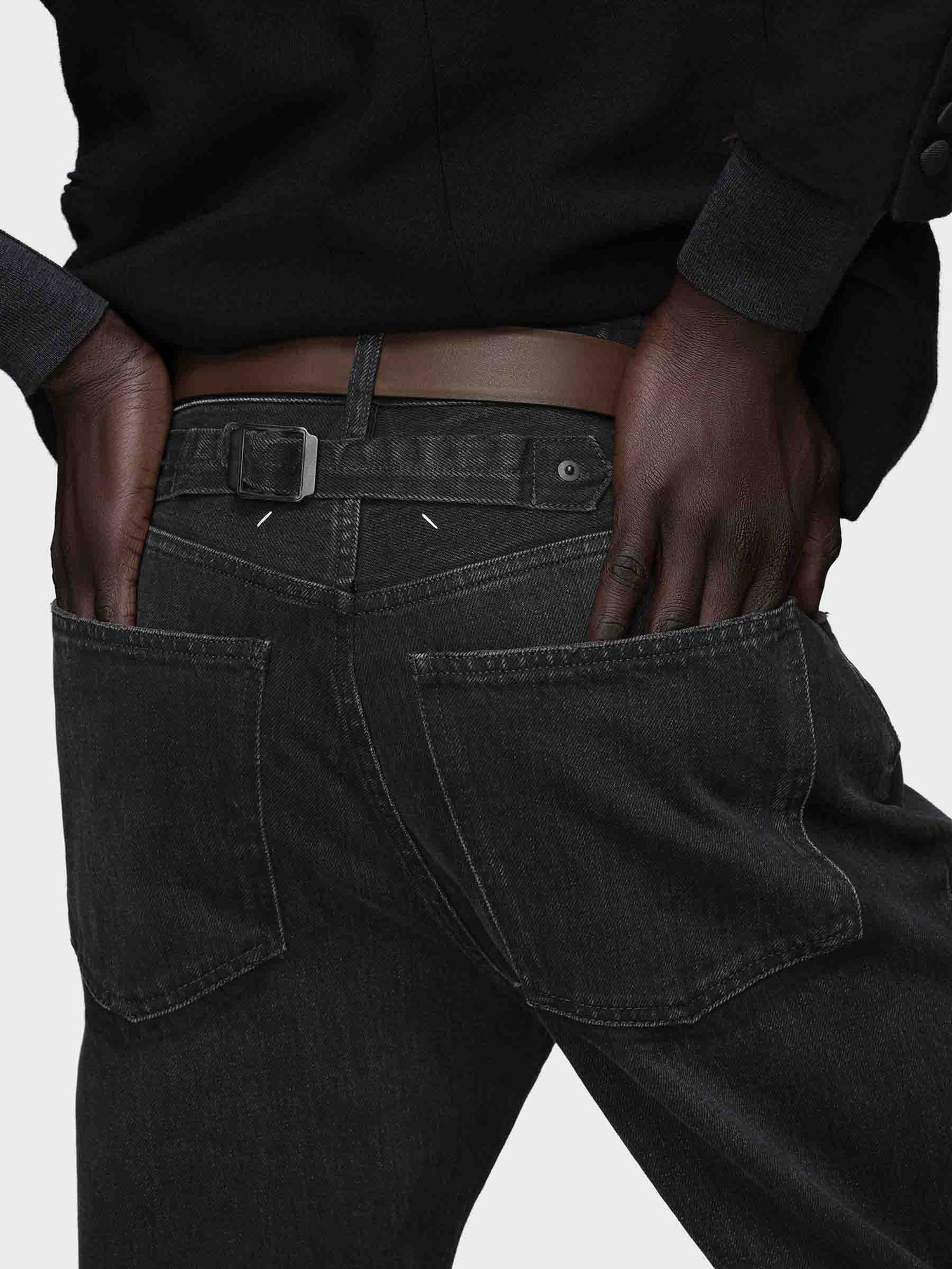Maison Margiela Hombre Barcelona Jeans Rectos color Negro sku 522-003113 01 - Foto 4