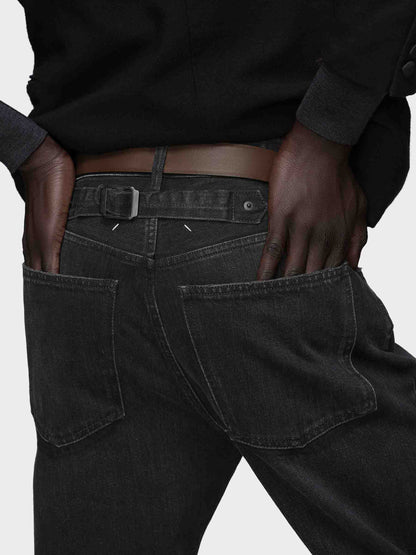 Maison Margiela Hombre Barcelona Jeans Rectos color Negro sku 522-003113 01 - Foto 4