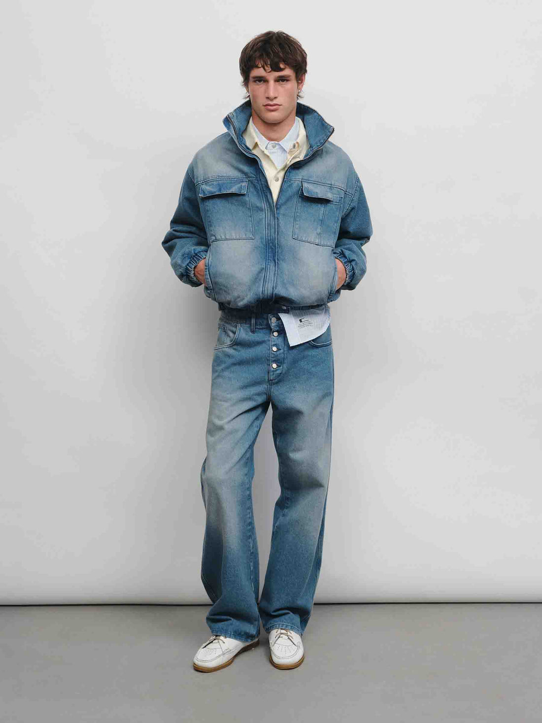 Carrer Hombre Barcelona Jeans Anchos color Azul Denim sku 522-003129 01 - Foto 2
