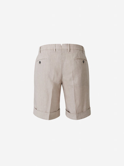 Outlet online Santa Eulalia Hombre Bermudas Lino color Terracota sku 523-000664 04 - Foto 6