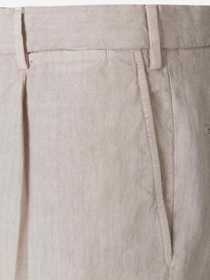 Outlet online Santa Eulalia Hombre Bermudas Lino color Terracota sku 523-000664 04 - Foto 7