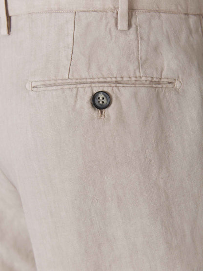 Outlet online Santa Eulalia Hombre Bermudas Lino color Terracota sku 523-000664 04 - Foto 8