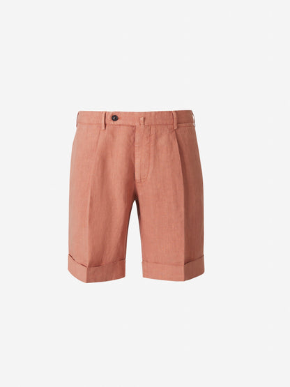 Outlet online Santa Eulalia Hombre Bermudas Lino color Terracota sku 523-000664 04 - Foto 13