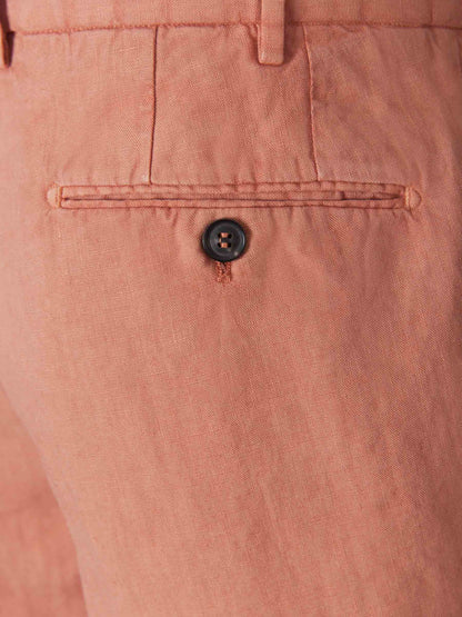 Outlet online Santa Eulalia Hombre Bermudas Lino color Terracota sku 523-000664 04 - Foto 16