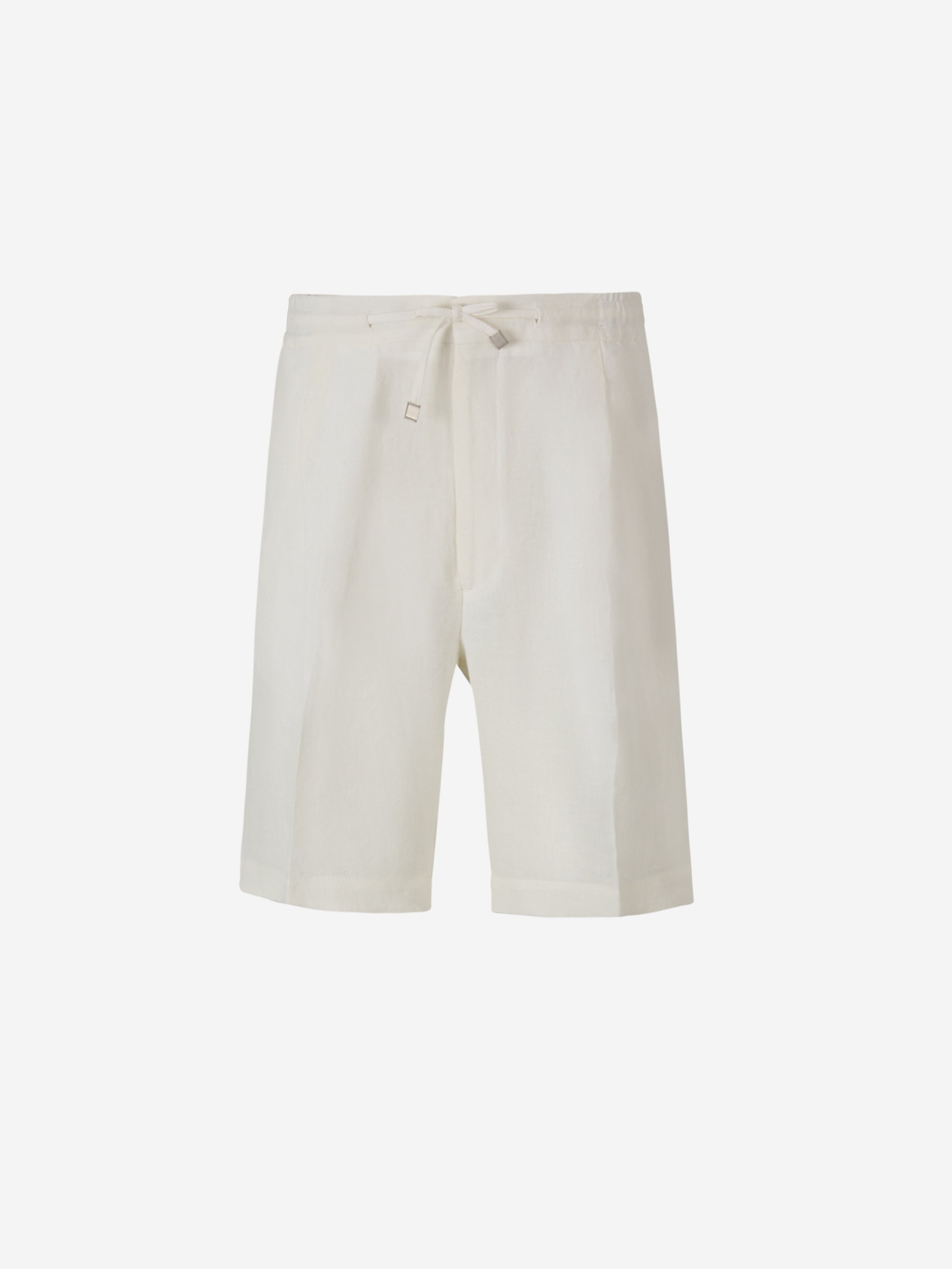 Outlet online Lardini Hombre Bermudas Ultraligeras Lino color Blanco sku 523-000767 01 - Foto 1