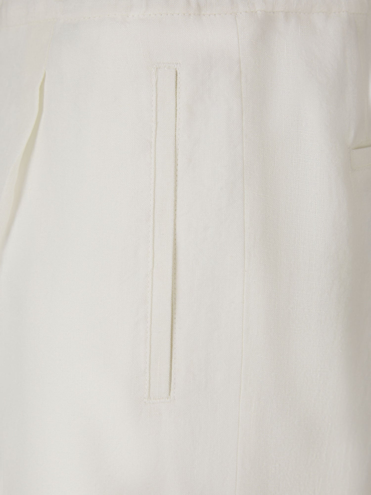Outlet online Lardini Hombre Bermudas Ultraligeras Lino color Blanco sku 523-000767 01 - Foto 3