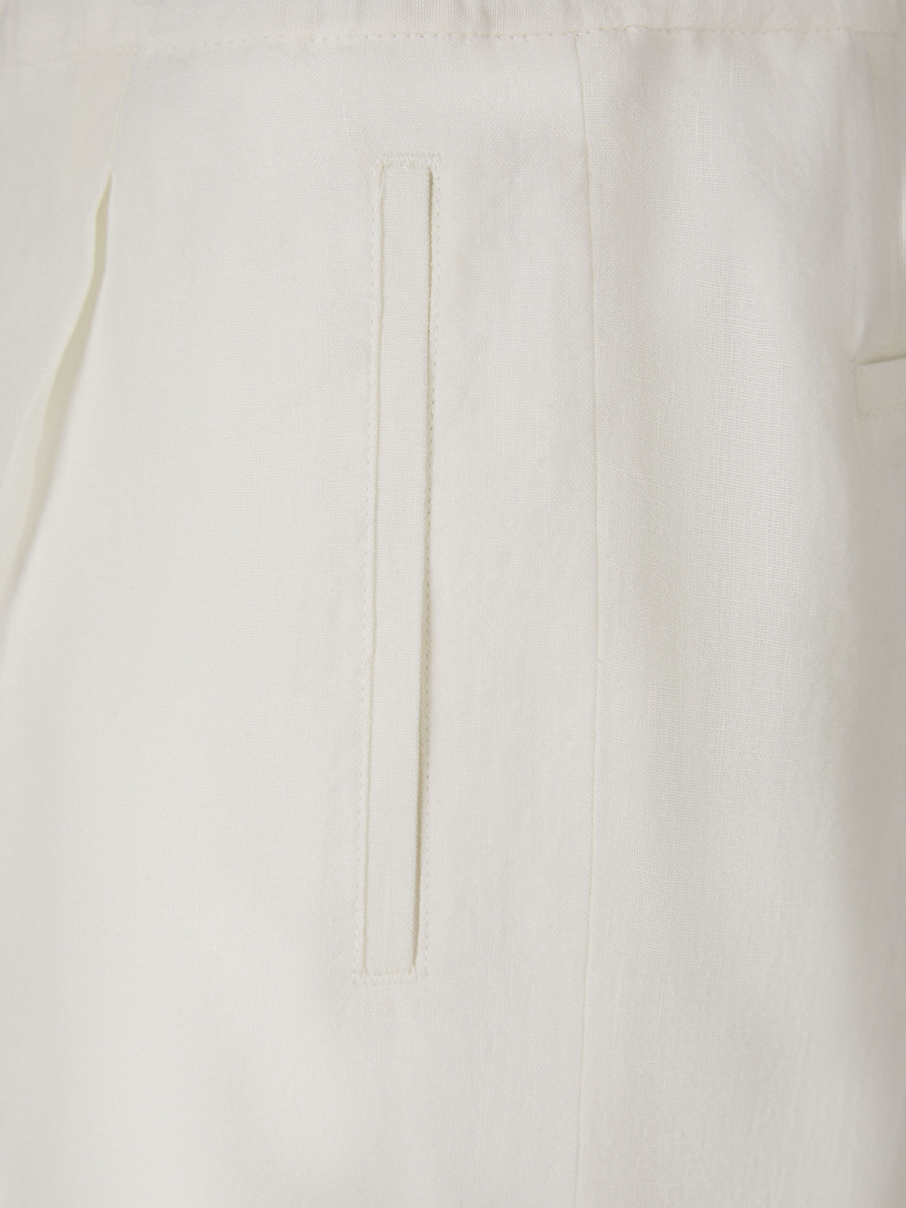 Outlet online Lardini Hombre Bermudas Ultraligeras Lino color Blanco sku 523-000767 01 - Foto 3