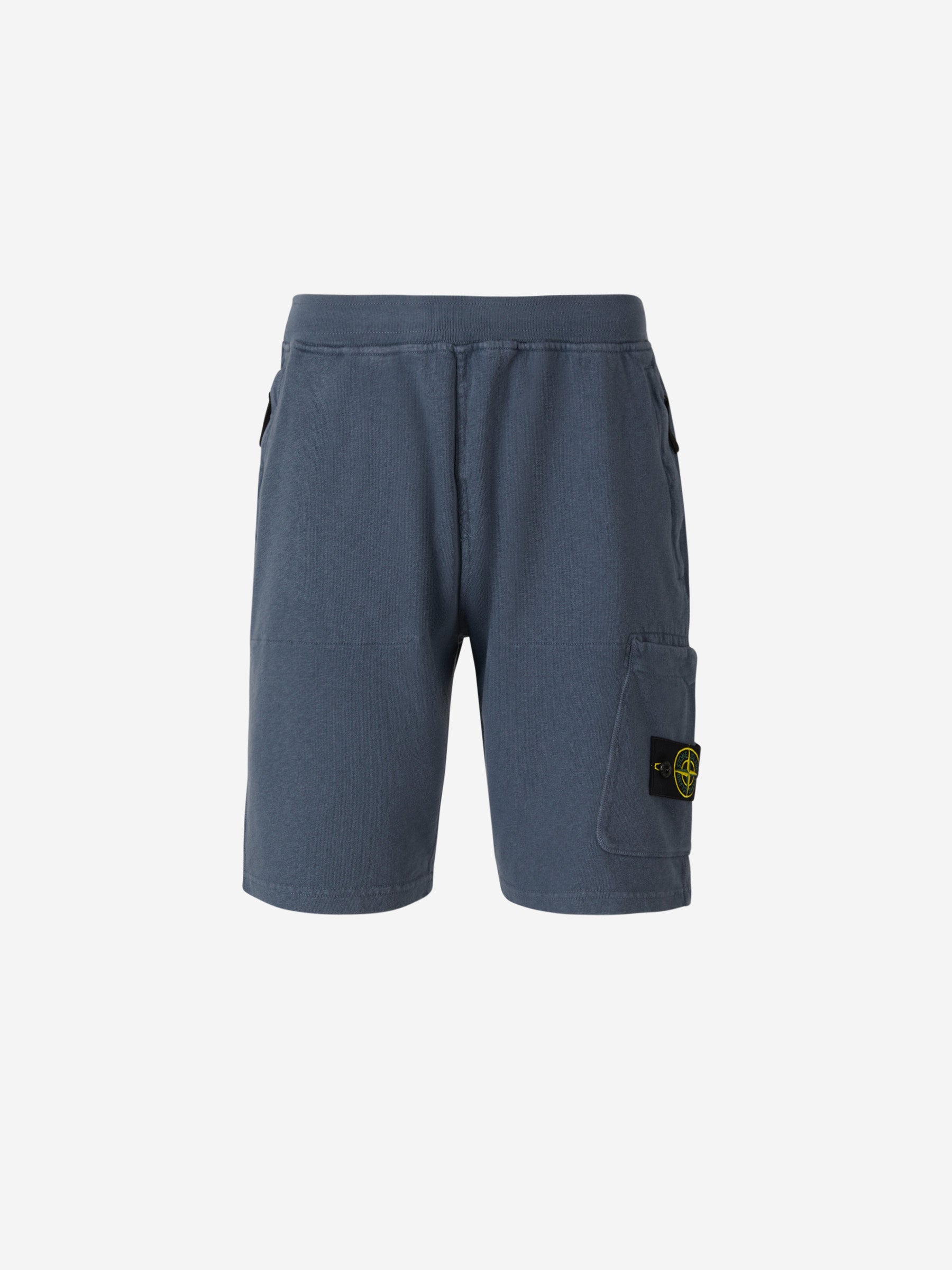 Outlet online Stone Island Hombre Bermudas Joggers Logo color Verde Militar sku 523-000825 02 - Foto 1