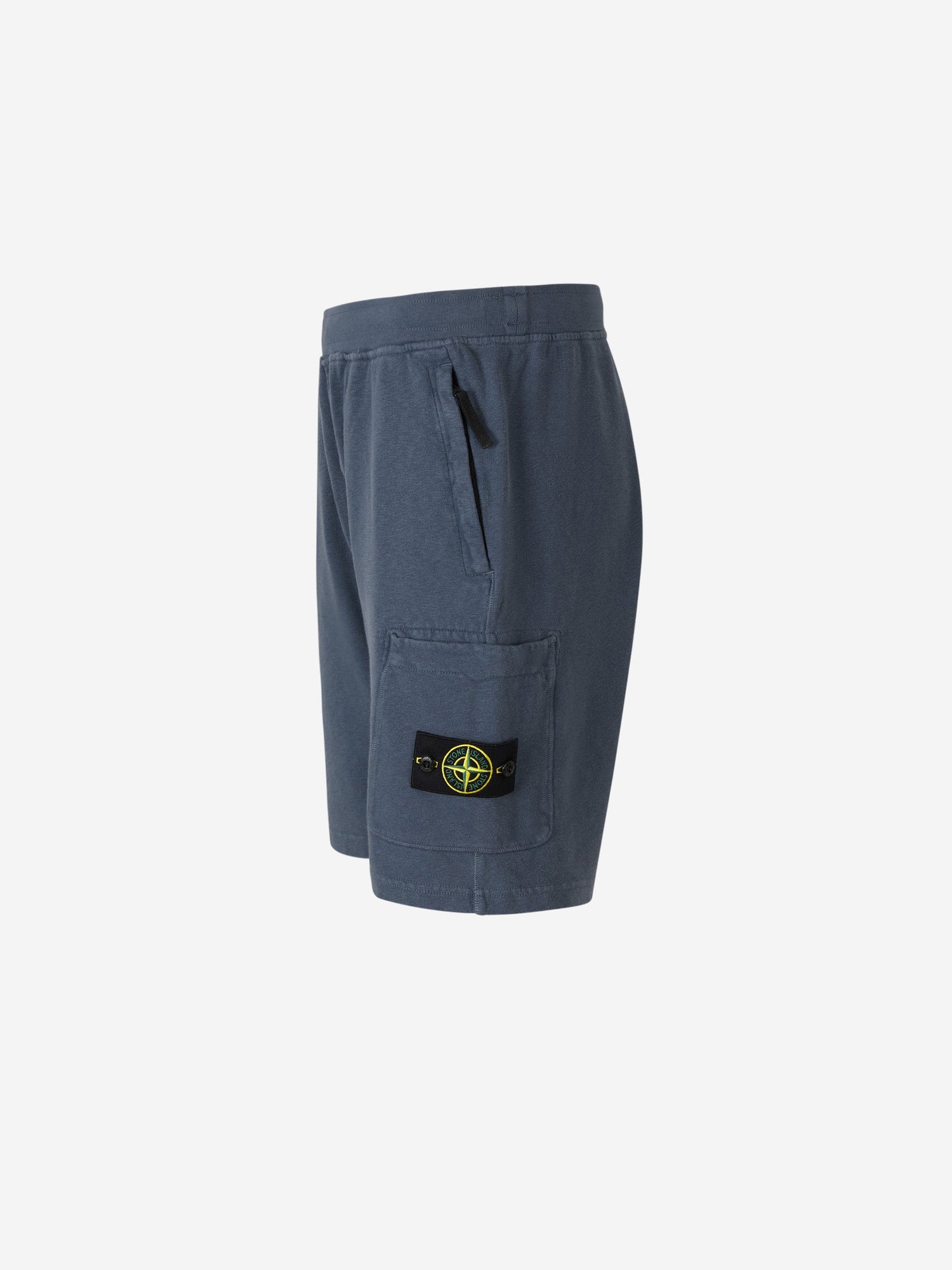 Outlet online Stone Island Hombre Bermudas Joggers Logo color Verde Militar sku 523-000825 02 - Foto 2