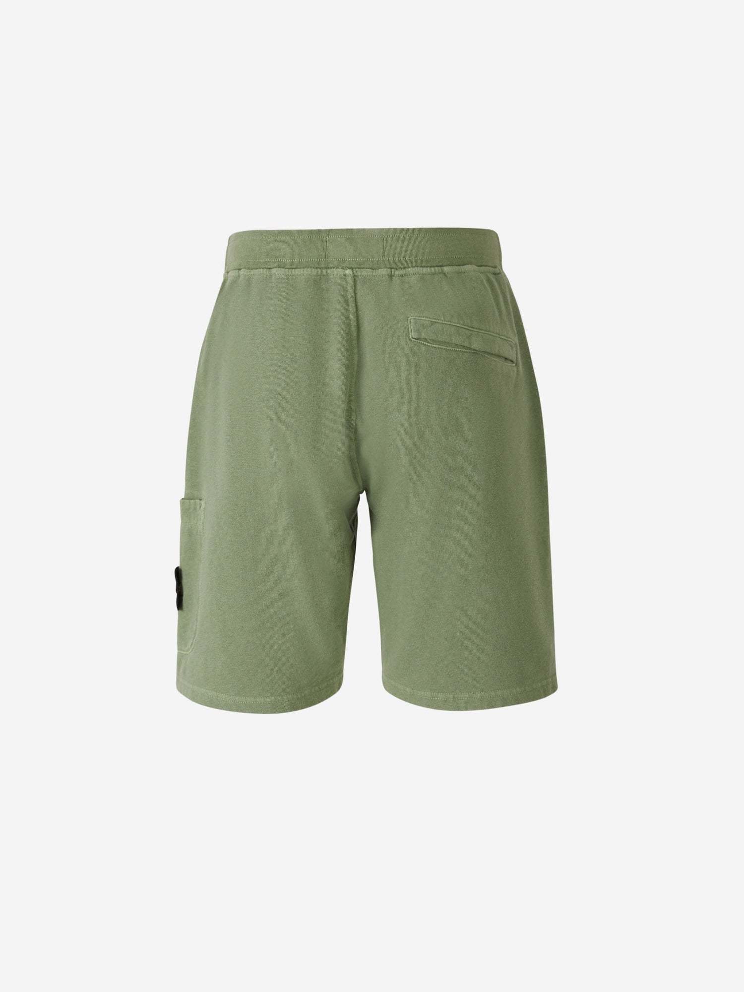 Outlet online Stone Island Hombre Bermudas Joggers Logo color Verde Militar sku 523-000825 02 - Foto 9