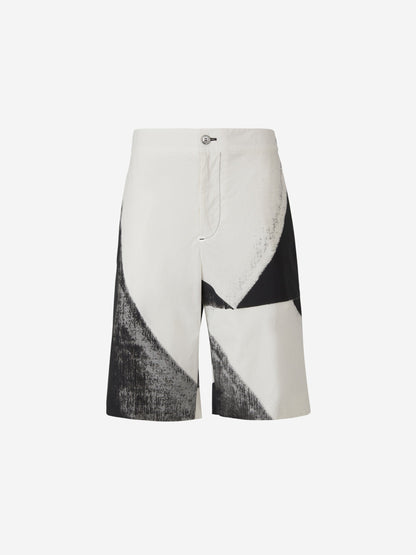 Outlet online McQueen Hombre Bermudas Algodón Estampado color Crema sku 523-000844 01 - Foto 1