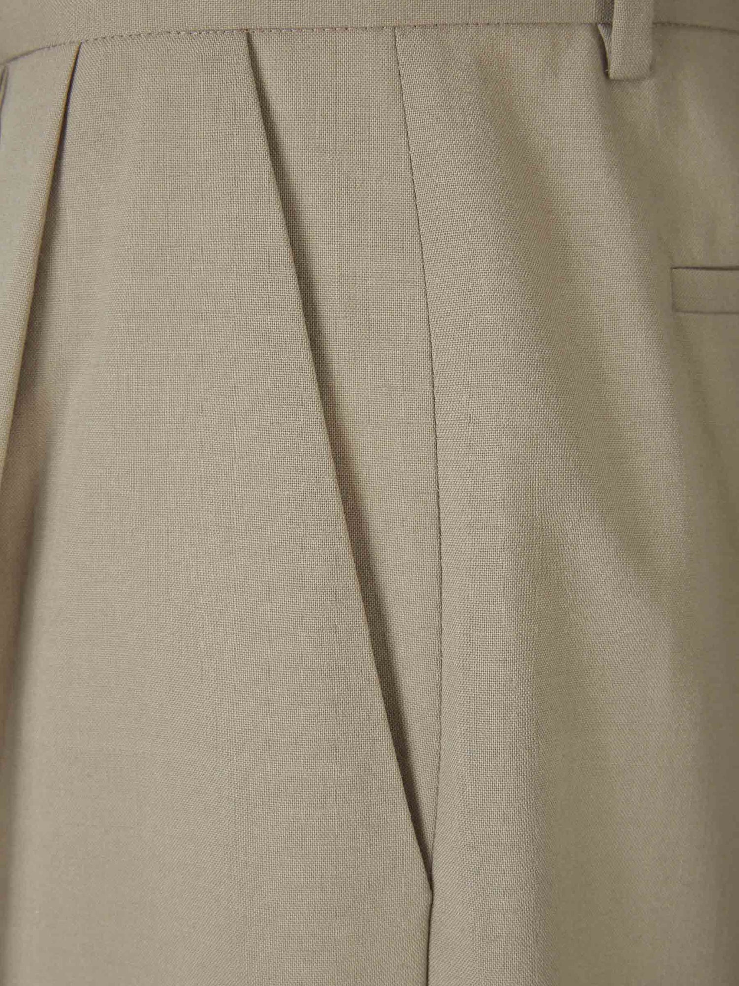 Outlet online Amiri Hombre Bermudas Pinzas Lana color Arena sku 523-000866 01 - Foto 4
