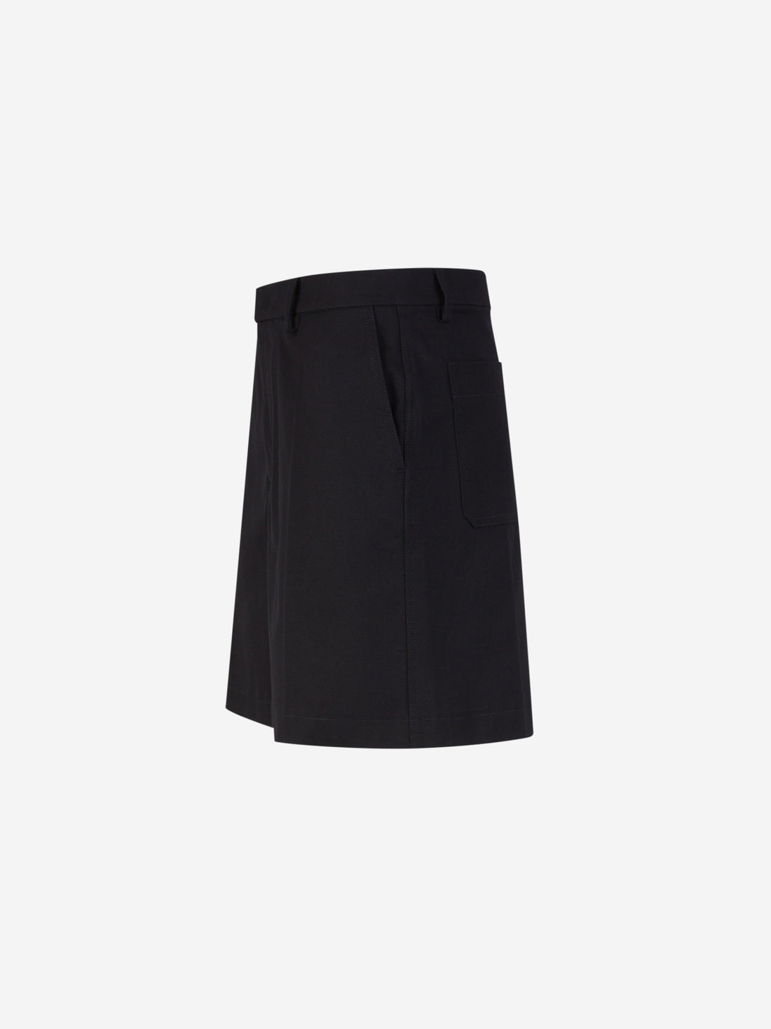 Outlet online Valentino Hombre Bermudas Lisas Algodón color Negro sku 523-000898 01 - Foto 2