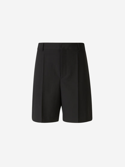 Outlet online Valentino Hombre Bermudas Formales Lana color Negro sku 523-000954 01 - Foto 1
